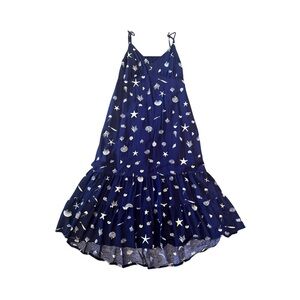 a new day Blue & White Seashell Maxi Dress